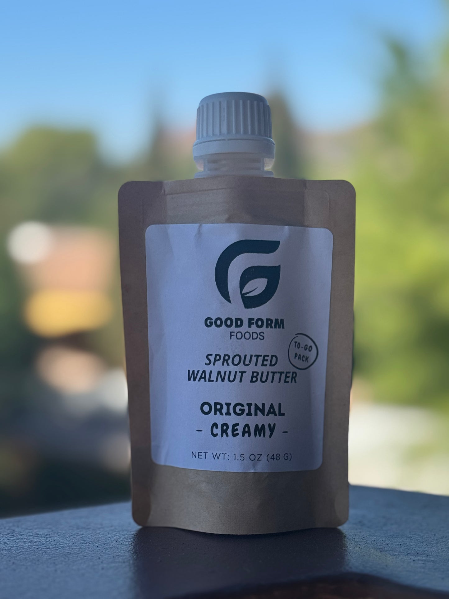 To-Go Sprouted Walnut Butter: Original - Creamy-