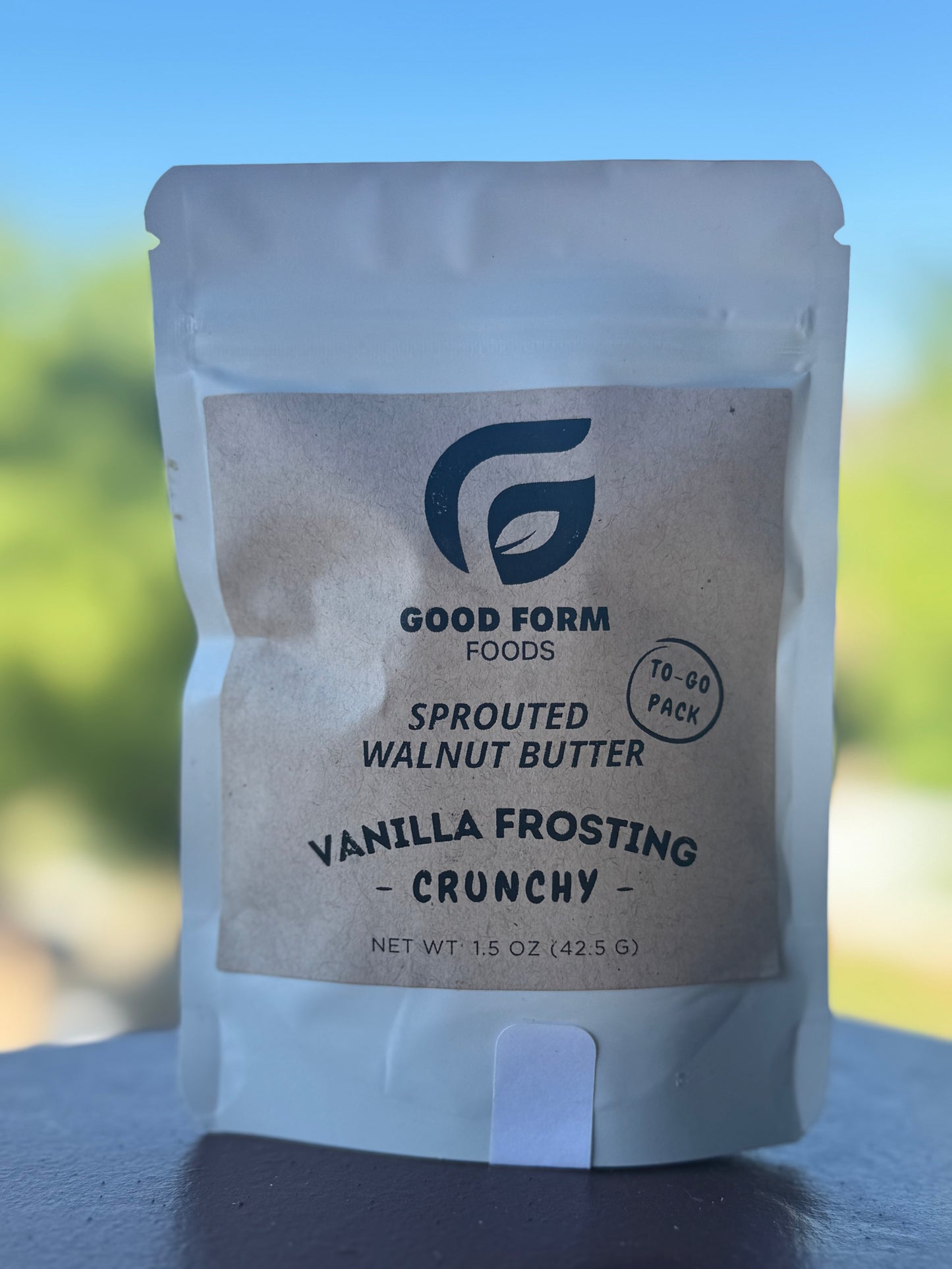 To-Go Sprouted Walnut Butter: Vanilla Frosting -Crunchy-