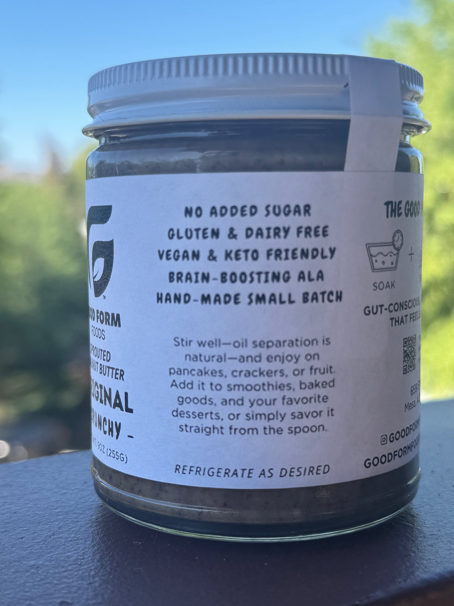 Sprouted Walnut Butter: Original