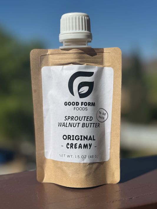 To-Go Sprouted Walnut Butter: Original - Creamy-