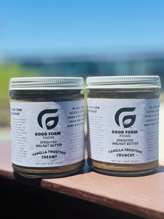 Sprouted Walnut Butter: Vanilla Frosting
