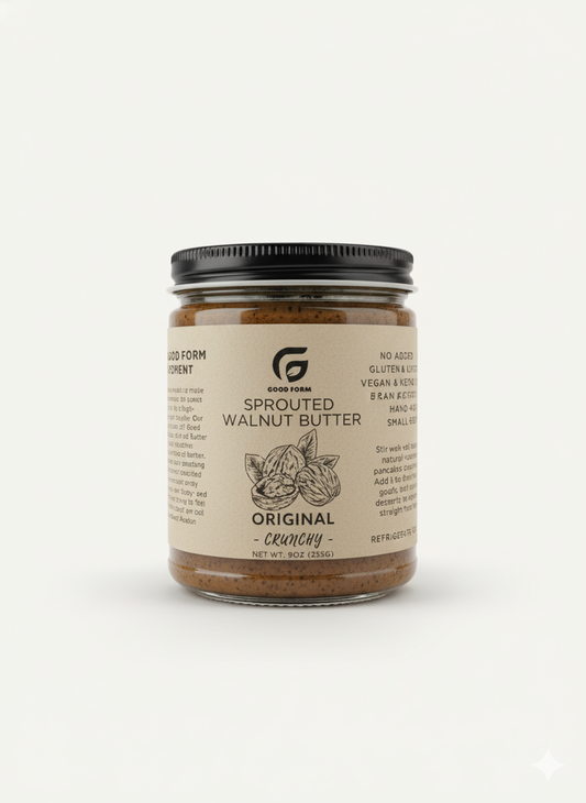 Original Sprouted Walnut Butter — Creamy or Crunchy