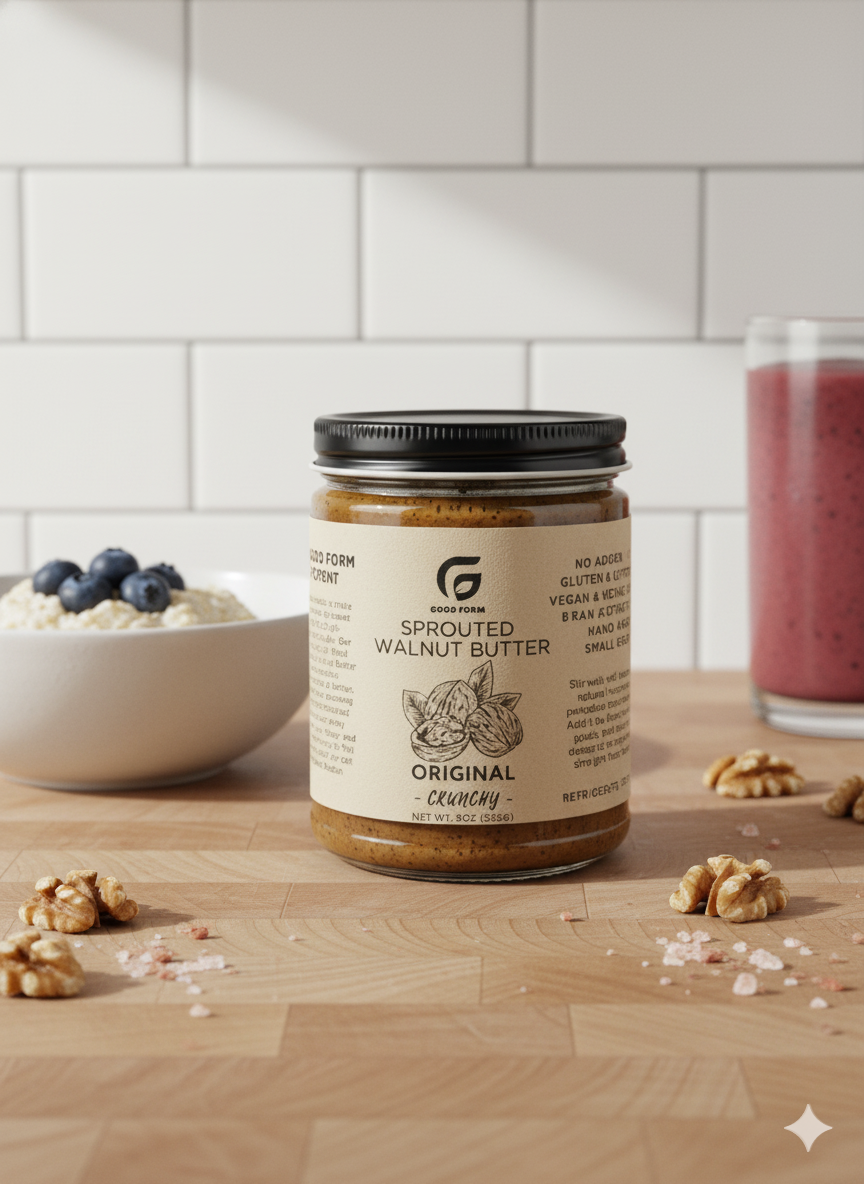 Original Sprouted Walnut Butter — Creamy or Crunchy